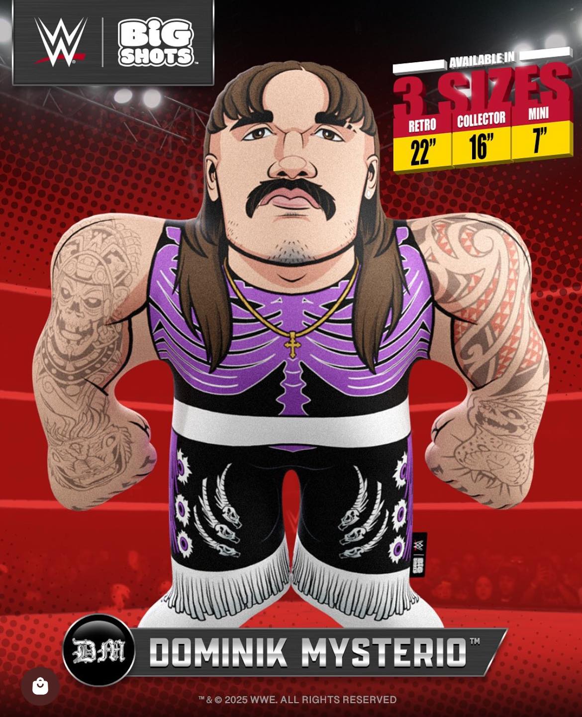 WWE Big Shots Dominik Mysterio 2025 PWcatalog