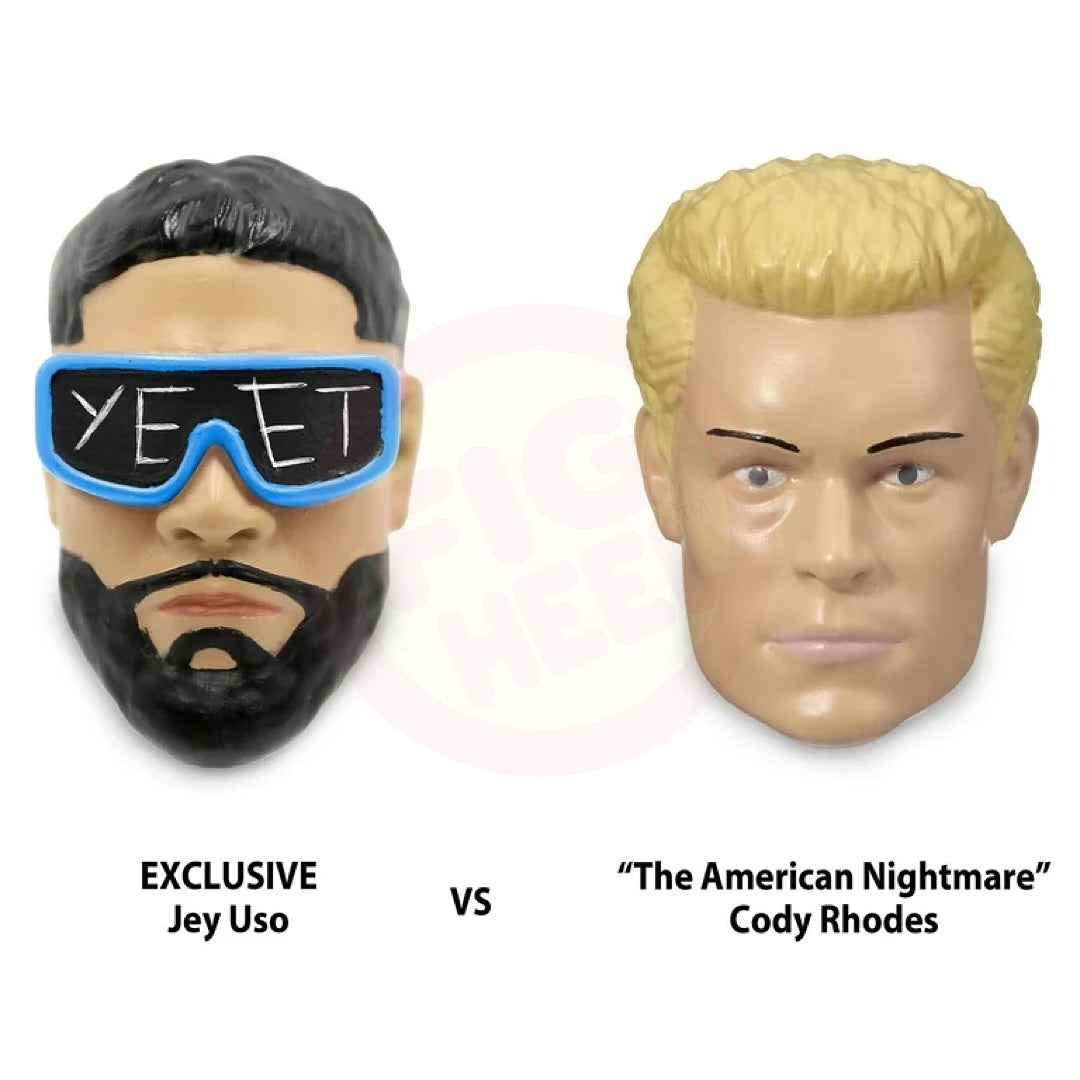 WWE Thumb War Superstars Smackdown Ring sets featuring Cody Rhodes & exclusive Jey uso Pwcatalog