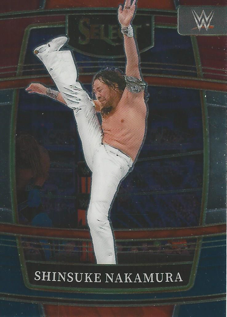 WWE Panini Select 2022 Red/Silver/Blue Shinsuke Nakamura #48