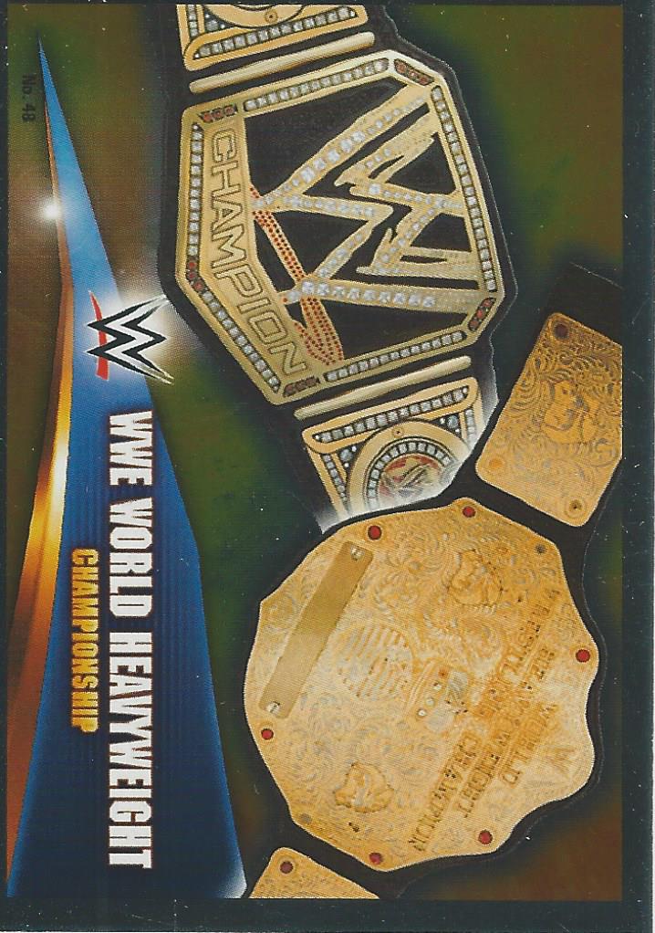 WWE Topps Slam Attax Rivals 2014 Heavyweight Championship #48