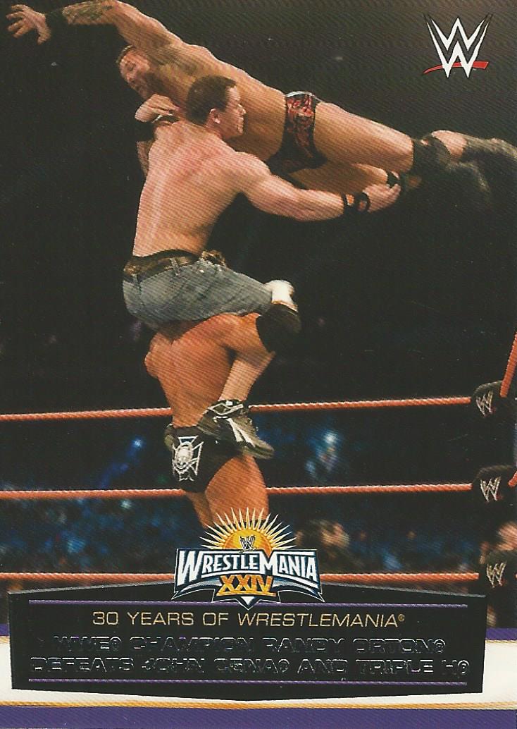 WWE Topps Road to Wrestlemania 2014 Randy Orton 48 of 60 trading card PW Catalog
