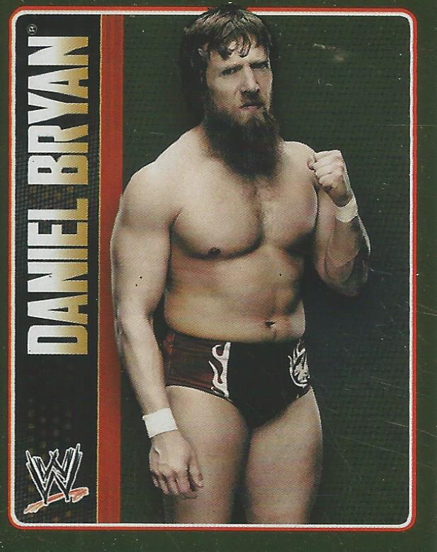 WWE Topps Icons 2013 Sticker Daniel Bryan Foil #48