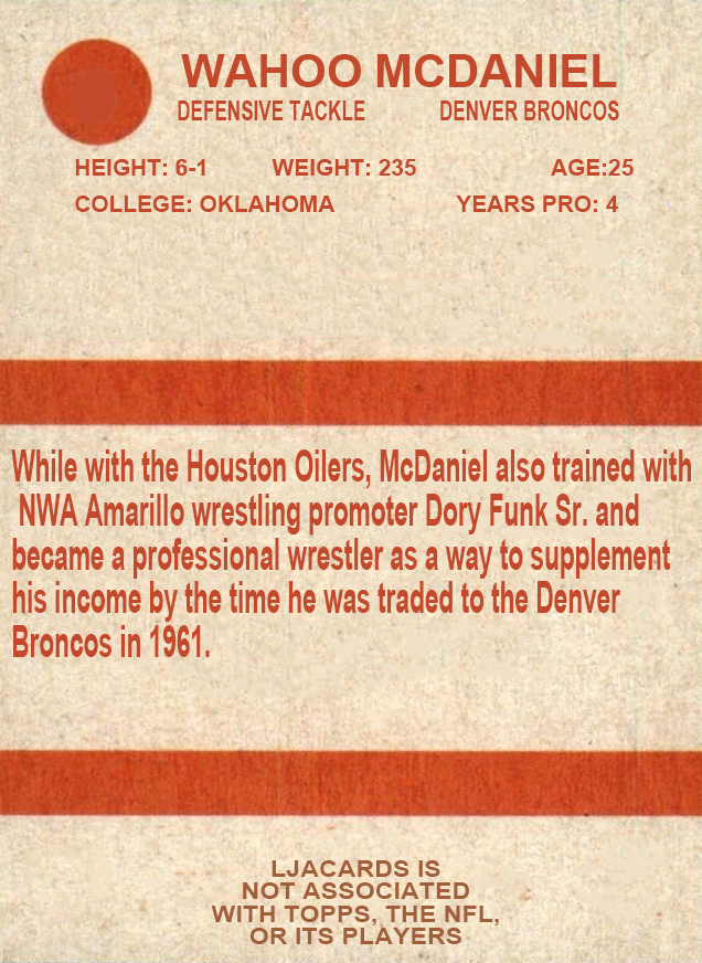 Wahoo McDaniel – Broncos - image 2