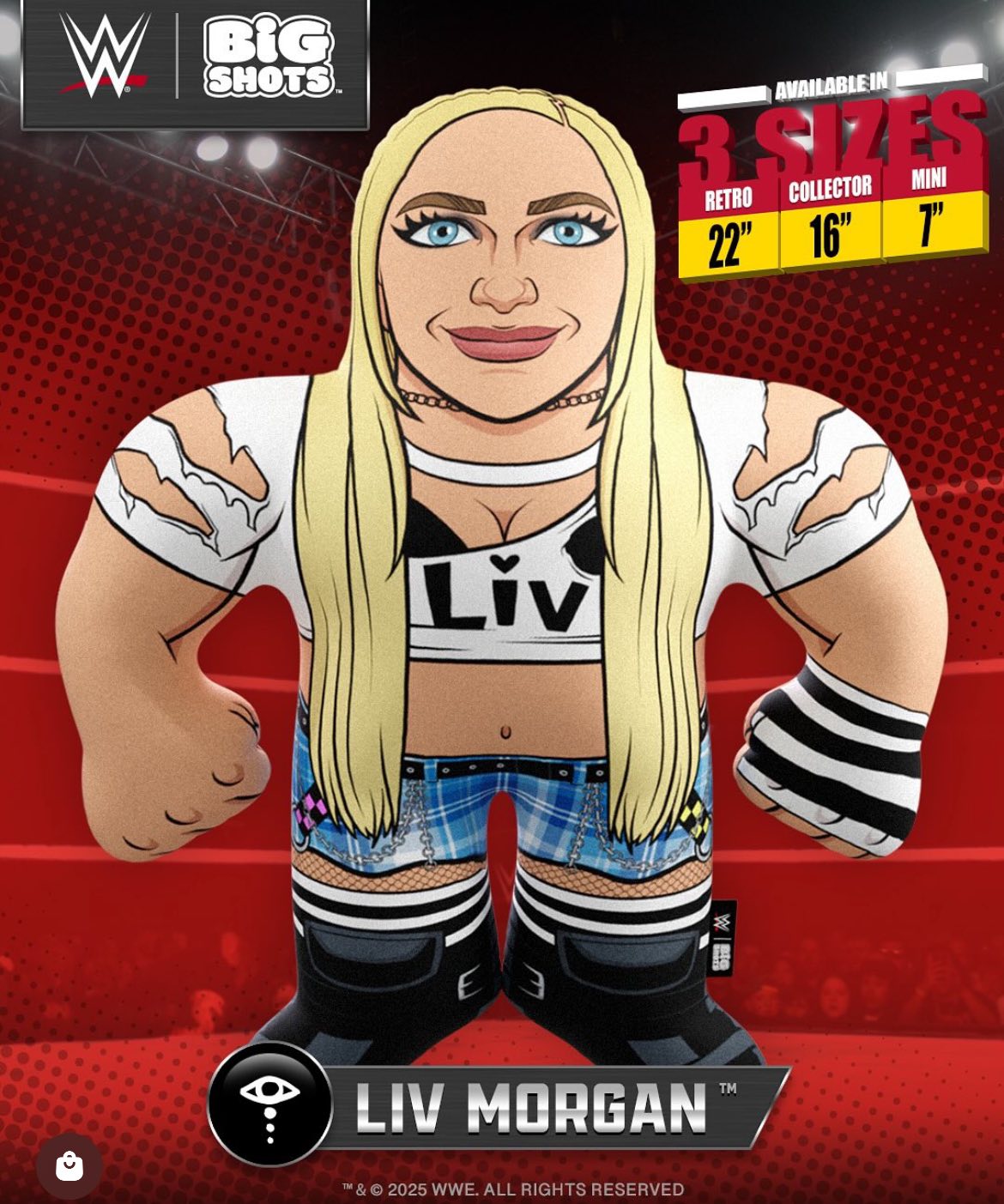 WWE Big Shots Liv Morgan 2025 PWcatalog