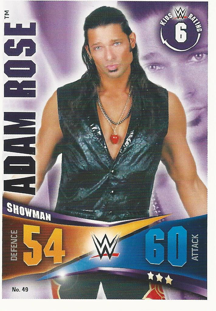 WWE Topps Slam Attax Rivals 2014 Adam Rose #49