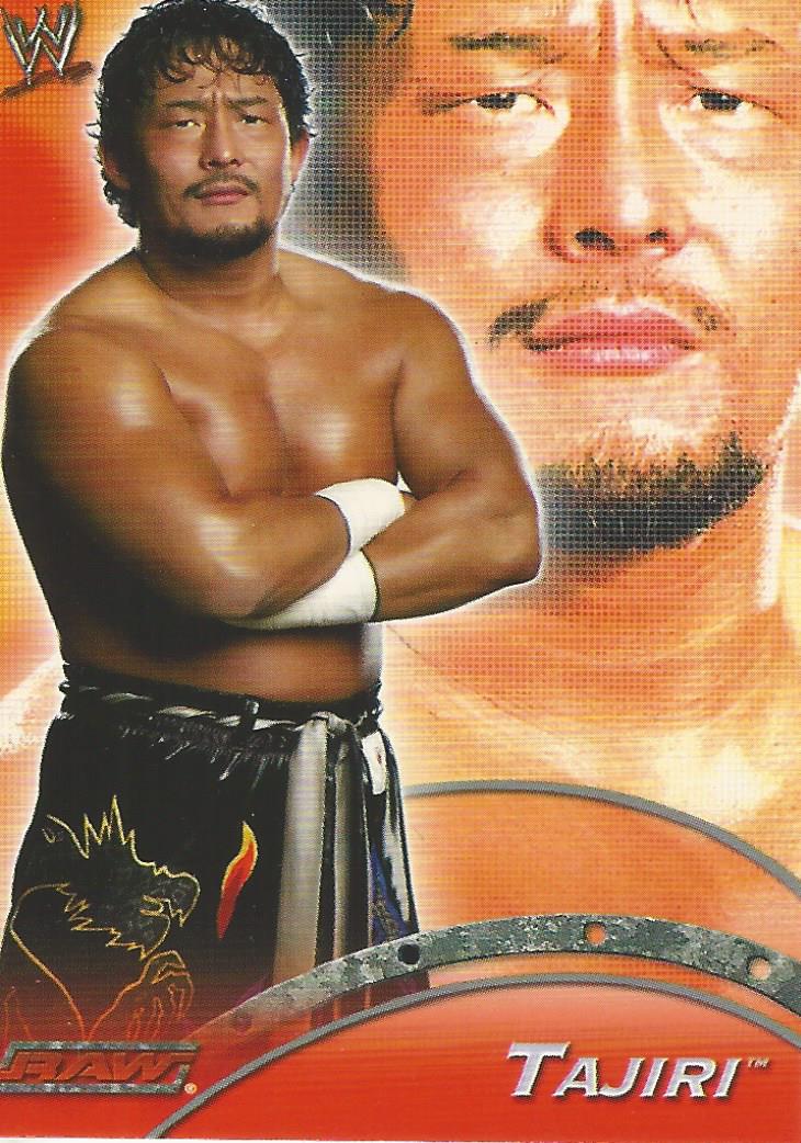 WWE Topps Apocalypse 2004 Tajiri R4 trading card PW Catalog