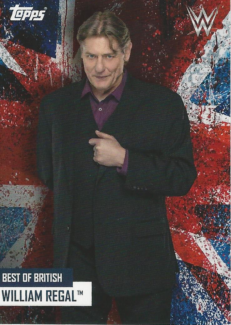 WWE Topps Best of British 2021 William Regal trading card PW Catalog