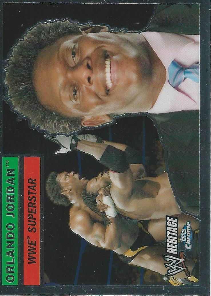 WWE Topps Chrome Heritage 2006 Orlando Jordan #4