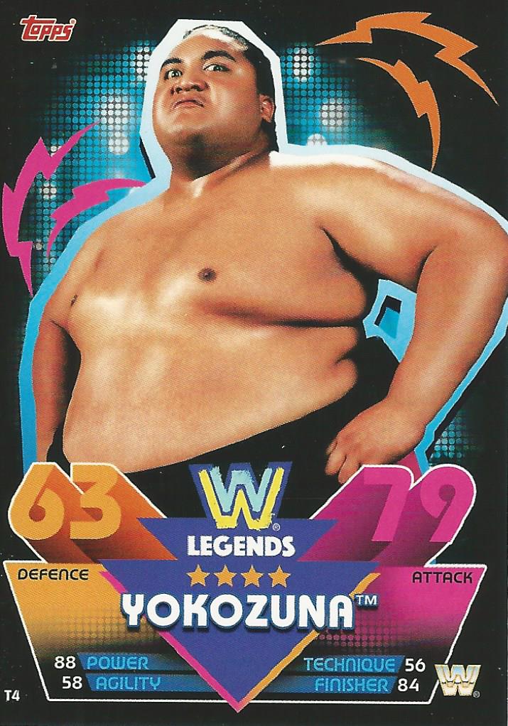 WWE Topps Slam Attax Reloaded 2020 Yokozuna T4 trading card PW Catalog