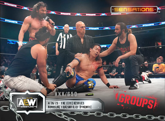 4/26/23 – The Elite – The Elite Rescues Konosuke Takeshita at Dynamite