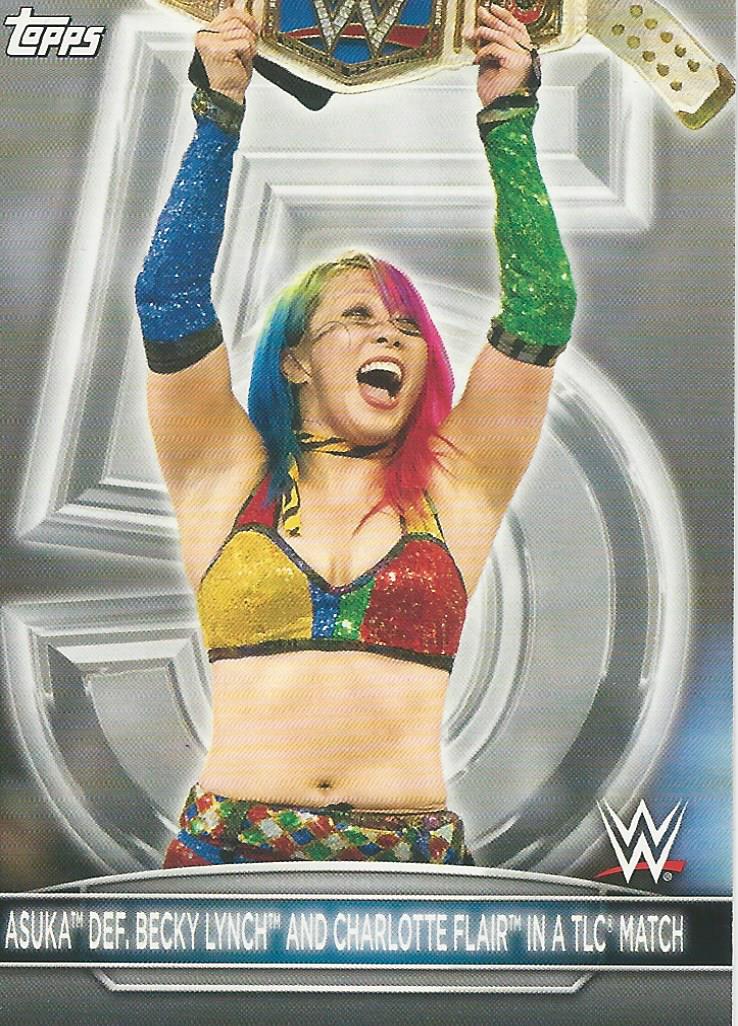 WWE Topps Womens Division 2021 Asuka SC-7 trading card PW Catalog