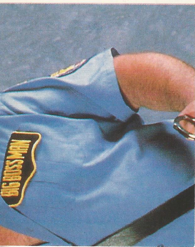 WWF Merlin Sticker Collection 1990 Big Boss Man #50