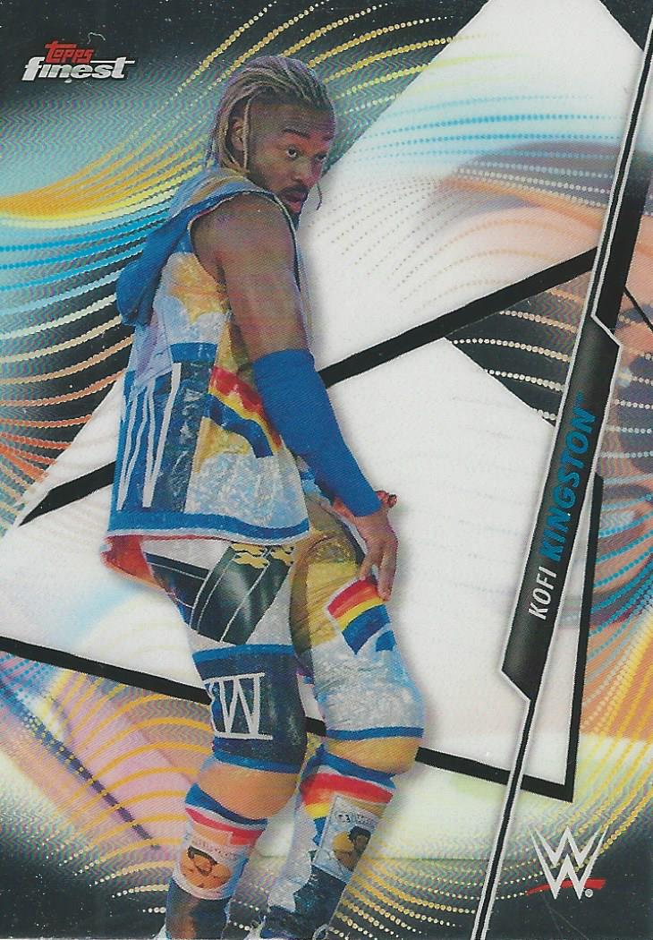 WWE Topps Finest 2020 Kofi Kingston #50