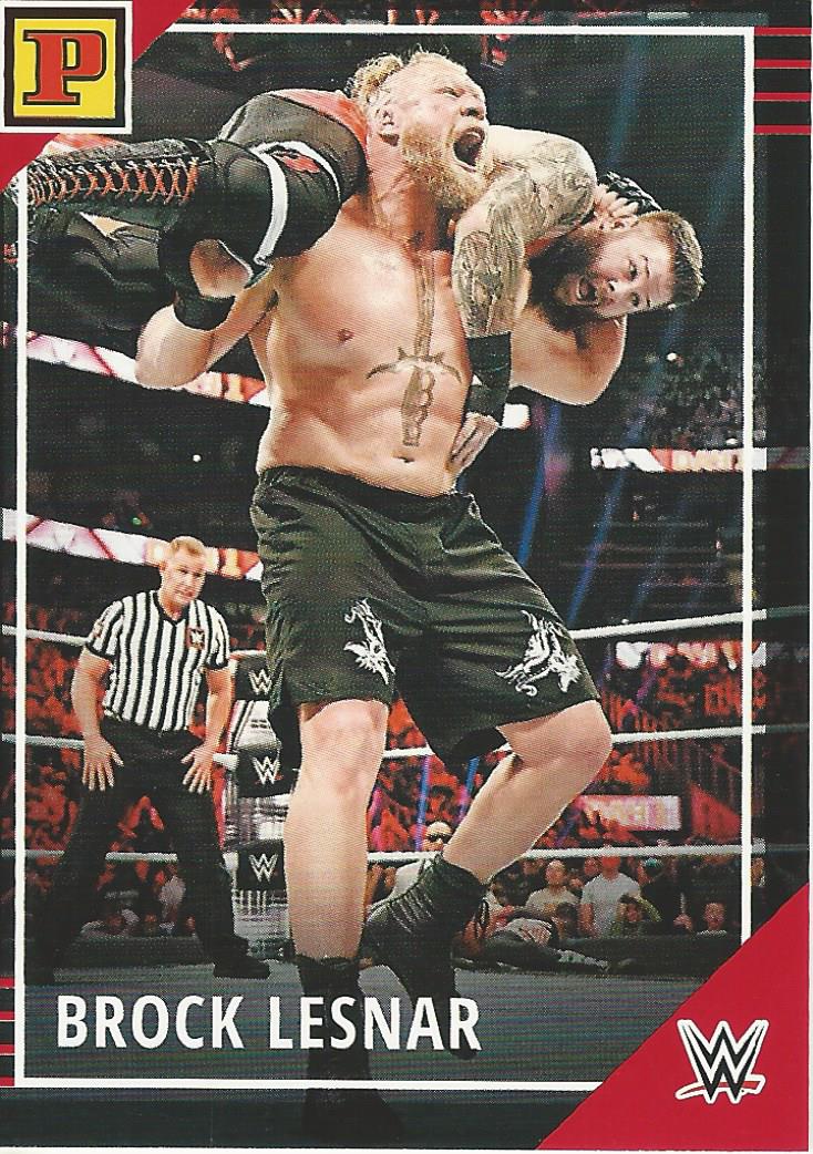 WWE Panini Debut Edition 2022 Brock Lesnar #40 Red