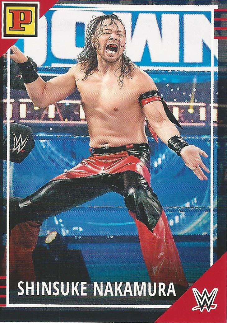 WWE Panini Debut Edition 2022 Shinsuke Nakamura #73 Red