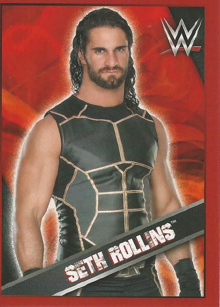 WWE Topps Then Now Forever 2016 Stickers Seth Rollins #51