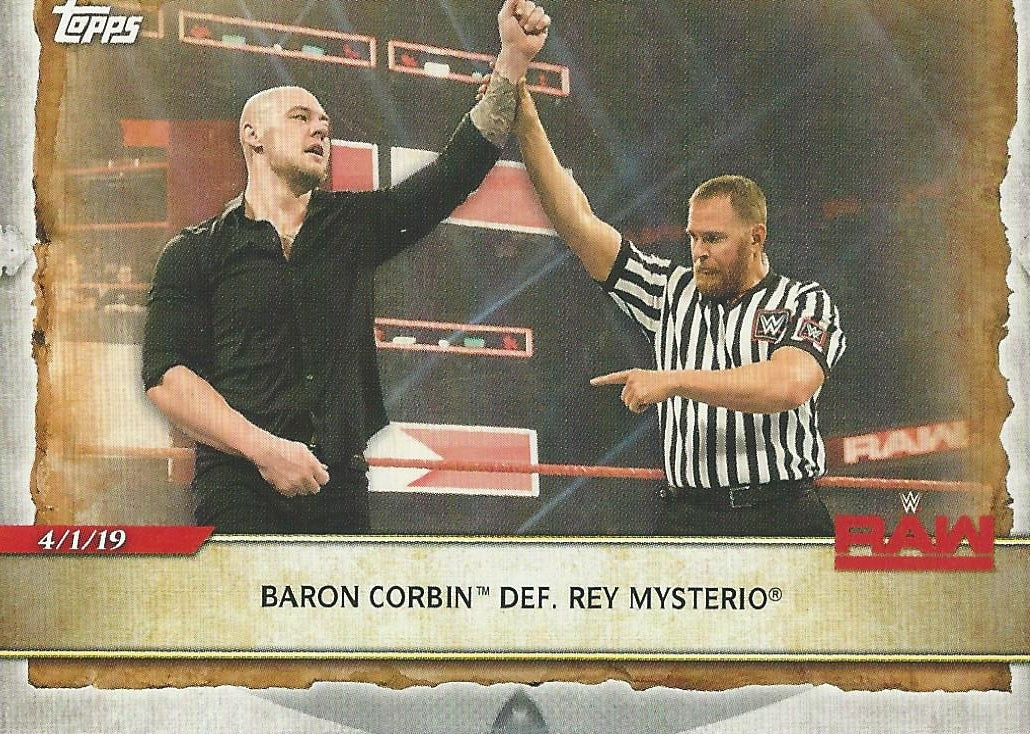 WWE Topps Road to WrestleMania 2020 Baron Corbin #51