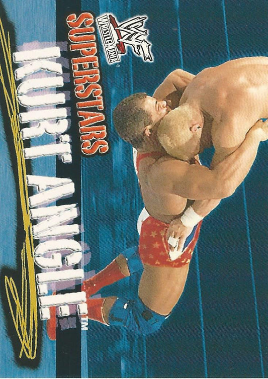 WWF Fleer Wrestlemania 2001 Kurt Angle #51