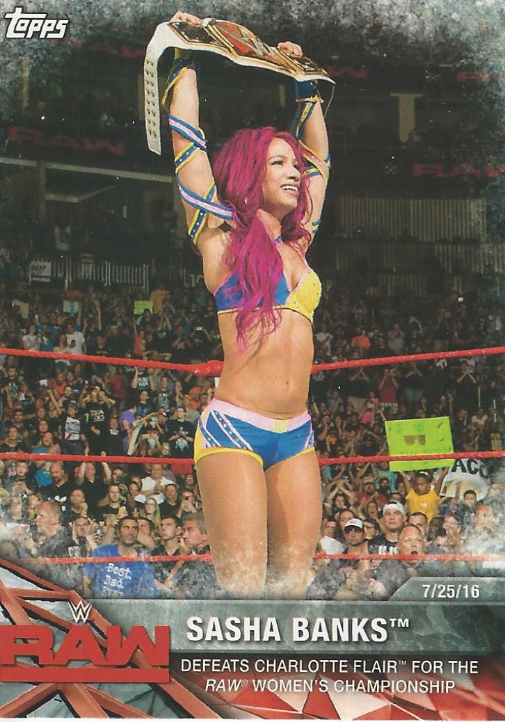 WWE Topps Women Division 2017 Sasha Banks WWE-1