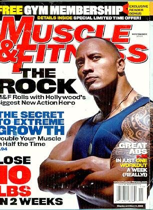 Muscle & Fitness November 2003 Magazine PWcatalog