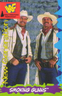 Bart Gunn WWF Ice Cream Cut-out & Card 1995 Good Humor PW Catalog