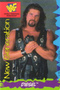 Diesel WWF Ice Cream Cut-out & Card 1995 Good Humor PW Catalog
