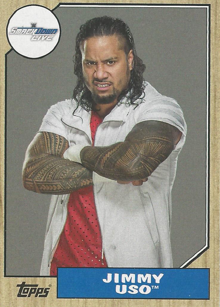 WWE Topps Heritage 2017 Jimmy Uso #52