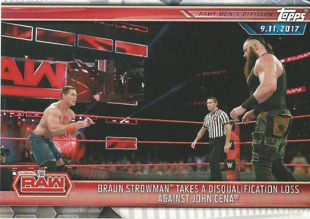 WWE Topps Champions 2019 Cena vs. Strowman #2