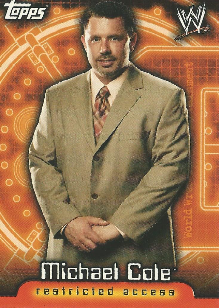 WWE Topps Insider 2006 US Michael Cole #52
