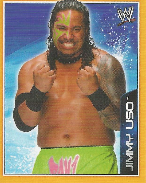WWE Topps A-Z Sticker Collection 2014 Jimmy Uso #53