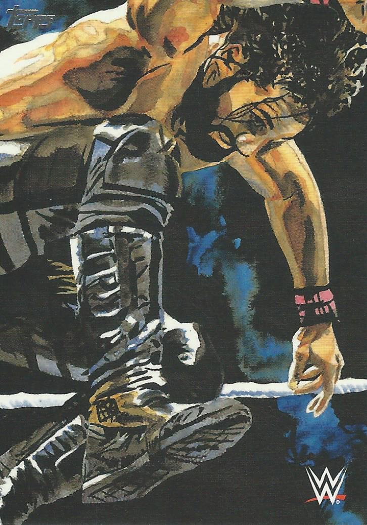 WWE Topps Undisputed 2019 Seth Rollins RS-5 trading card PW Catalog