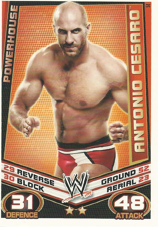 WWE Topps Slam Attax Rebellion 2012 Antonio Cesaro #54