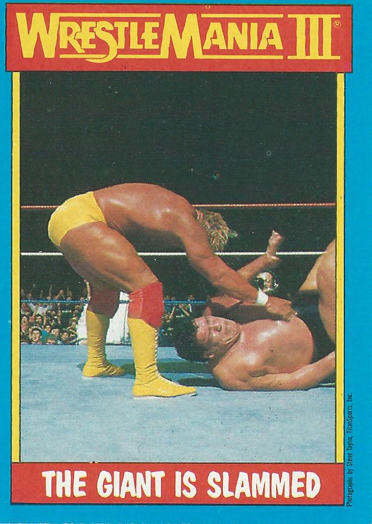 Topps WWF Wrestling Cards1987 Hulk Hogan #54