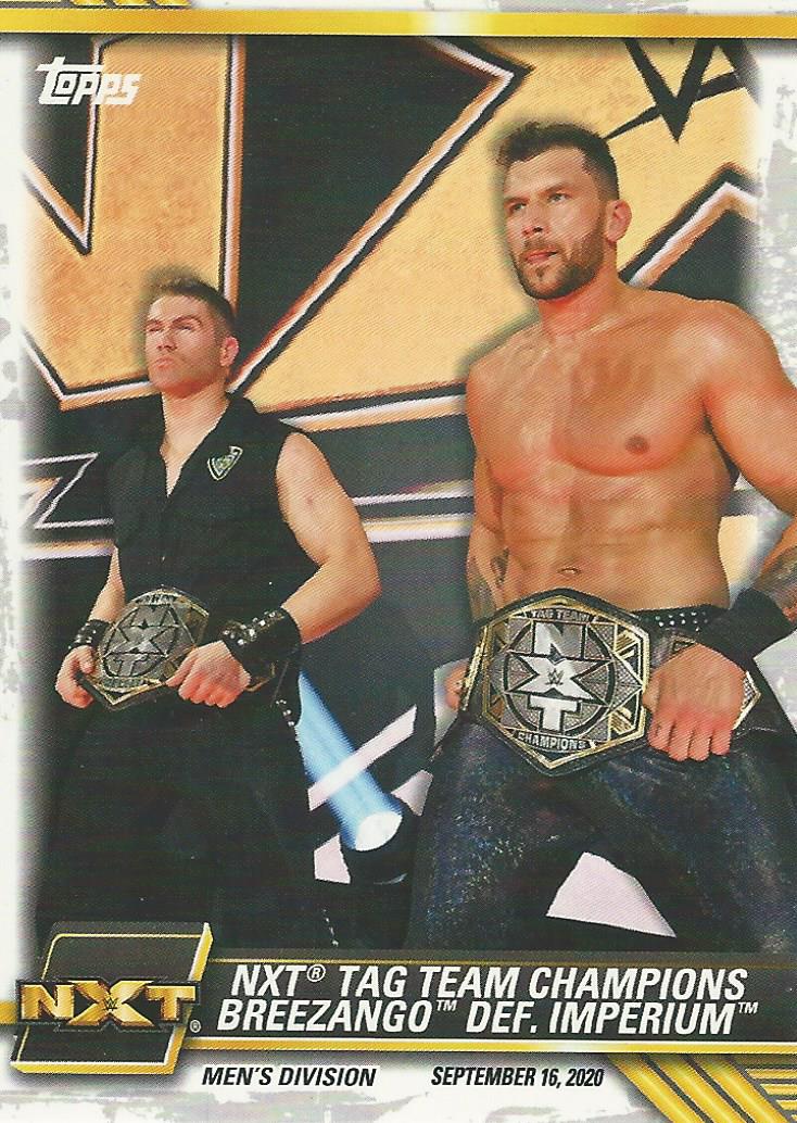 WWE Topps NXT 2021 Fandango and Tyler Breeze #67