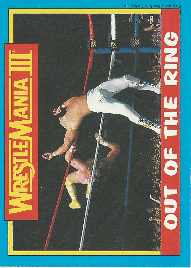 Topps WWF Wrestling Cards1987 Ricky Steamboat #55