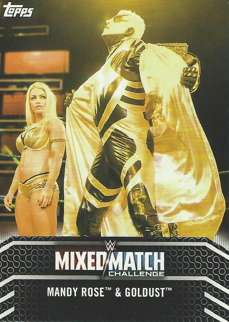WWE Topps Women Division 2018 Mandy Rose and Goldust MM-5 trading card PW Catalog