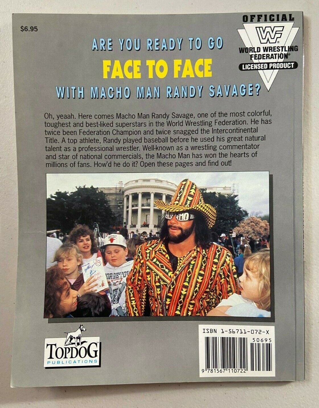 1994 WWF face to face Macho Man Randy Savage Magazine PWcatalog