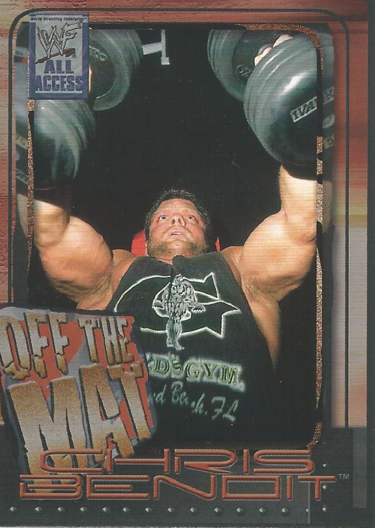 WWF Fleer All Access 2002 Chris Benoit #56