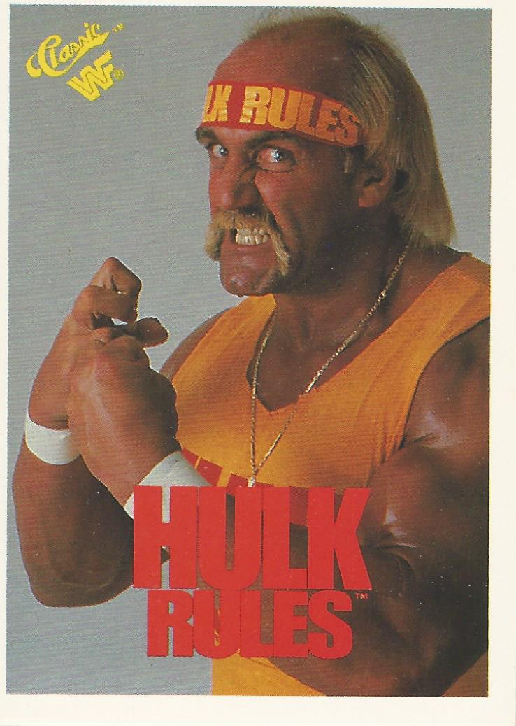 WWF Classic Trading Cards 1990 Hulk Higan #57