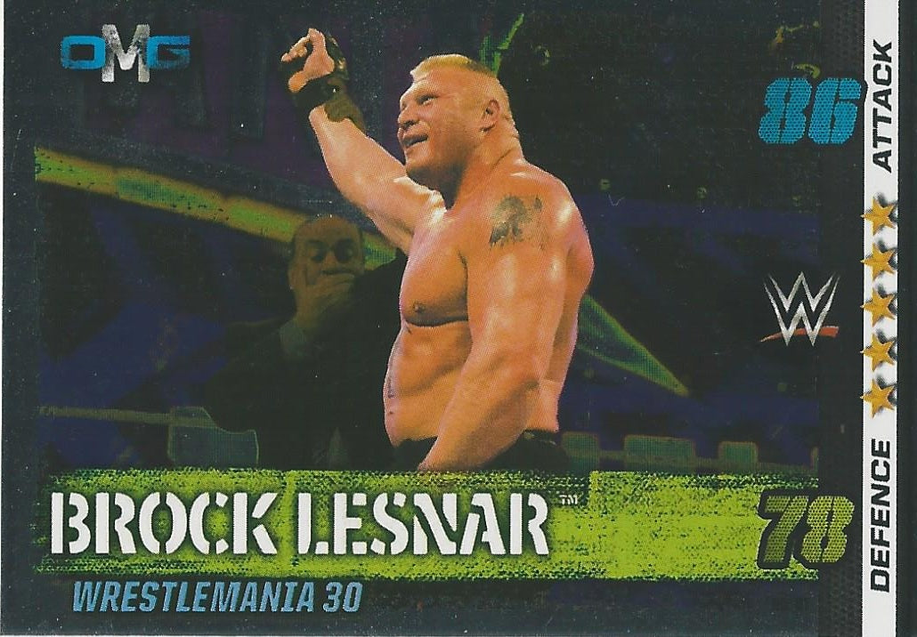 WWE Topps Slam Attax 10th Edition 2017 Brock Lesnar #57