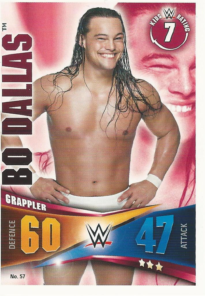 WWE Topps Slam Attax Rivals 2014 Bo Dallas #57