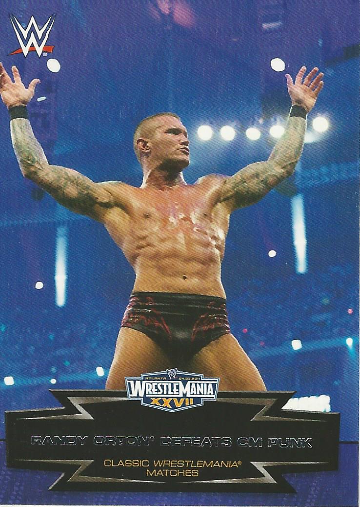 WWE Topps Road to Wrestlemania 2015 Randy Orton 27 of 30 trading card PW Catalog