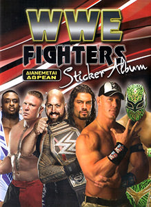 WWE Fighters Stickers Album 2017 Stickers Album PW Catalog