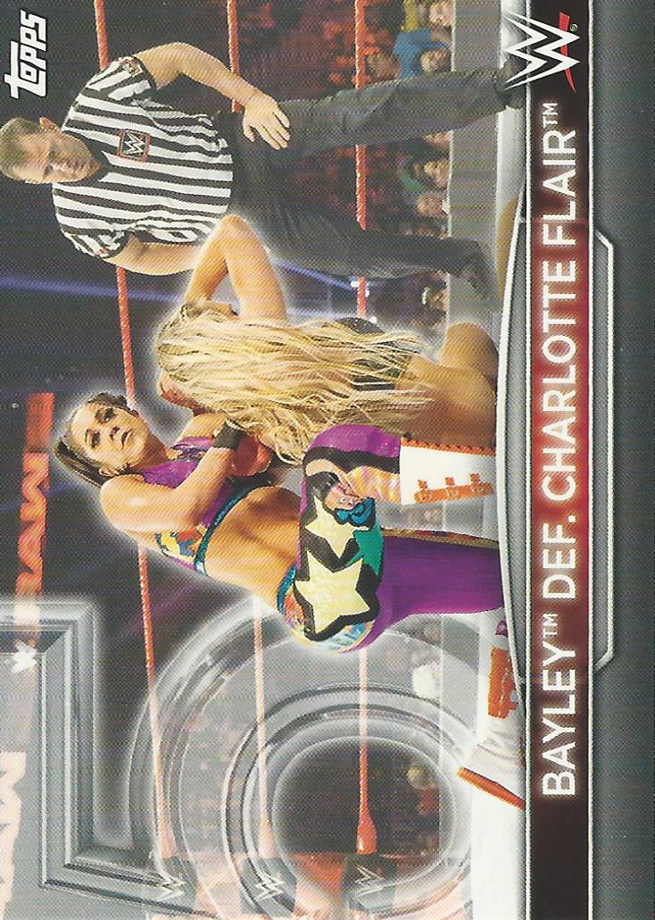 WWE Topps Womens Division 2021 Bayley RC-4 trading card PW Catalog