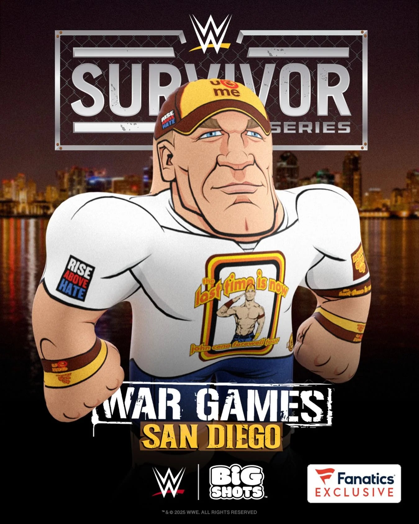 WWE Big Shots John Cena 2025 War Games Exclusive PWcatalog