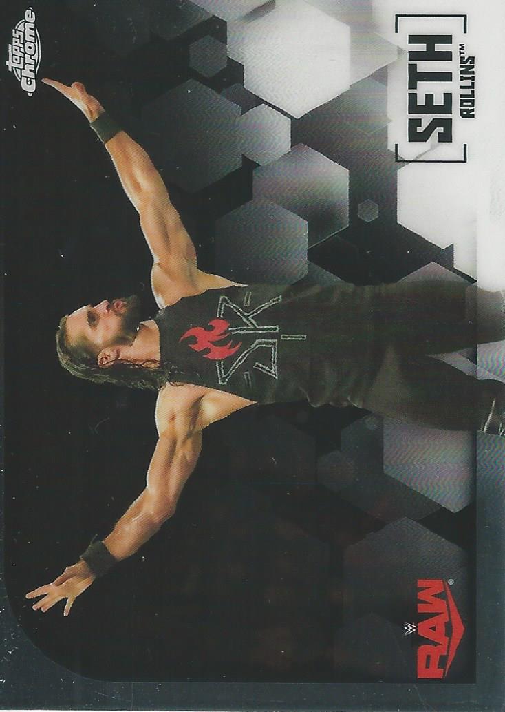 WWE Topps Chrome 2020 Seth Rollins #58