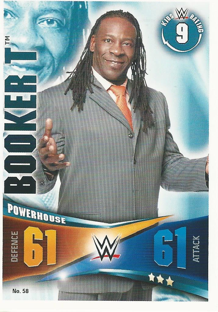 WWE Topps Slam Attax Rivals 2014 Booker T #58
