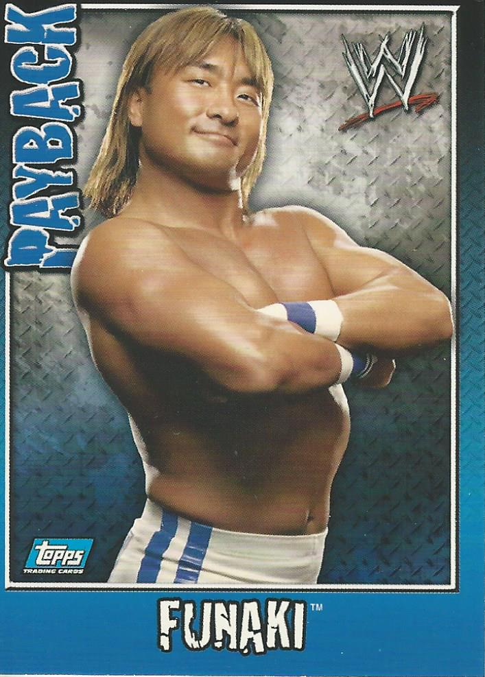 WWE Topps Payback 2006 Funaki #58