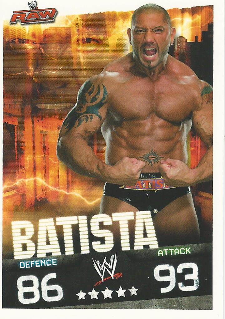 WWE Topps Slam Attax Evolution 2010 Batista #58