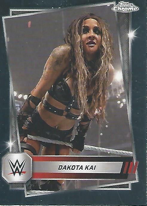 WWE Topps Chrome 2025 Trading Cards Dakota Kai No.58 PW Catalog